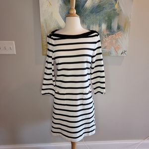 Kate Spade Havana Striped Boat Dress